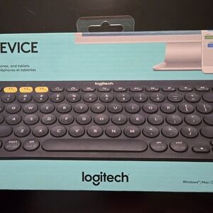 Logitech Wireless Keyboard in Black and Yellow